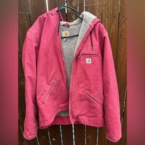 Pink carhartt jacket
